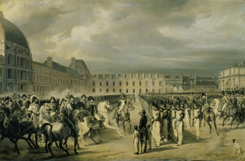Napoleon reviewing the Guard in the place du Carrousel