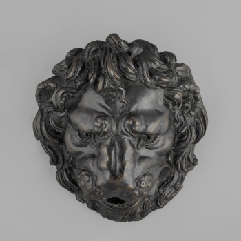 Fountain mask in the form of a lion's head