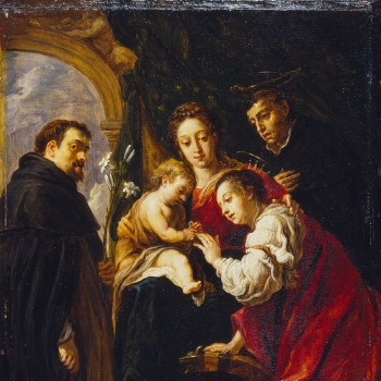 The Mystic Marriage of Saint Catherine (after Fetti)