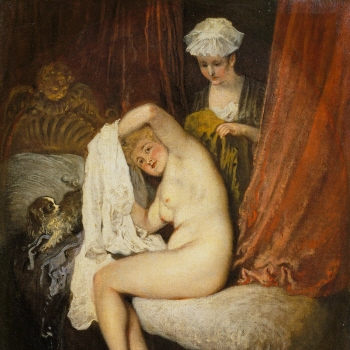 A Woman at Her Toilet