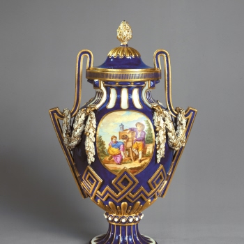 Probably vase 'à bâtons rompus' of the second size