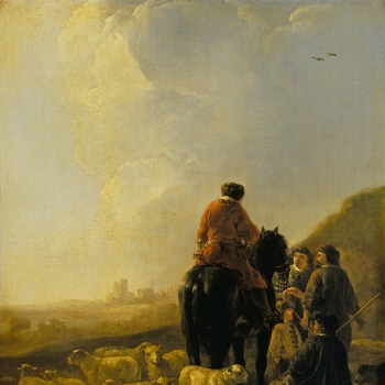 A Shepherd with his Flock
