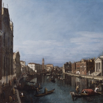 Venice: the Grand Canal with San Simeone Piccolo
