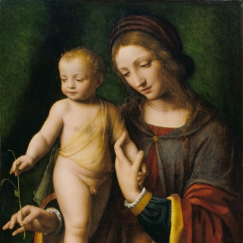 The Virgin and Child with a Columbine
