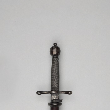 Dagger with scabbard and byknife