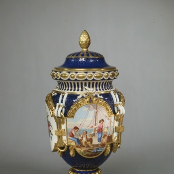 Probably vase 'ferré' of the second size
