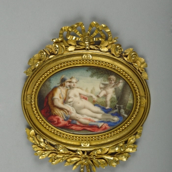 Mars and Venus with Cupid