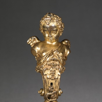 Seal in the form of a bust of Cupid