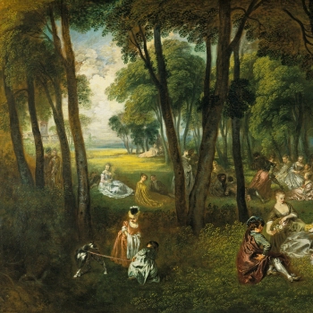 Fête galante in a Wooded Landscape