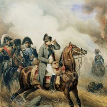 Napoleon on a Chestnut Horse