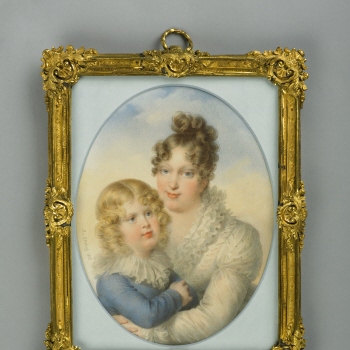The Empress Marie-Louise and her son, the King of Rome