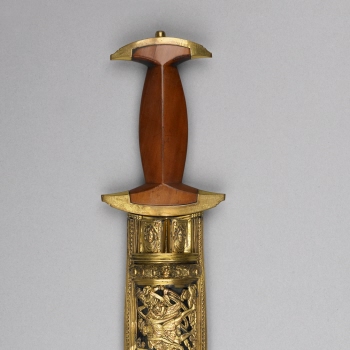 Dagger with scabbard, knife and pricker