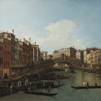 Venice: the Grand Canal from the Palazzo Dolfin-Manin to the Rialto Bridge