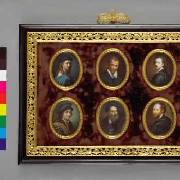 Six Artists: Raphael, Annibale Carracci, Van Dyck, Andrea del Sarto, Titian and Rubens