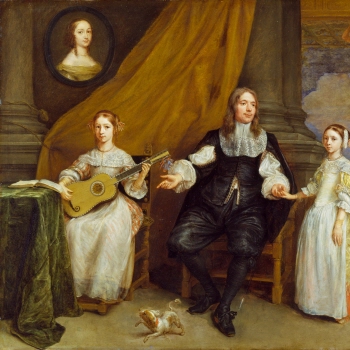 A Gentleman with his two Daughters