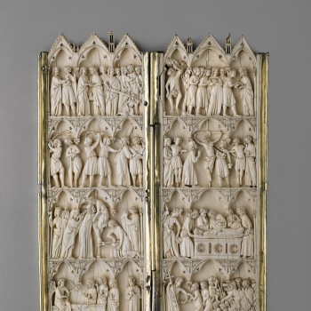 Diptych with scenes of the Passion