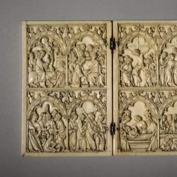 Diptych with scenes from the Passion of Christ