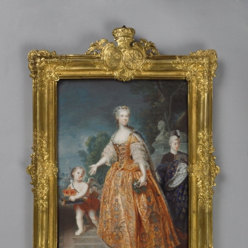 Marie Leczinska, Queen Consort of Louis XV, after J. B. Van Loo