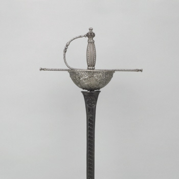 Rapier with scabbard