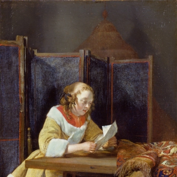 A Lady reading a Letter