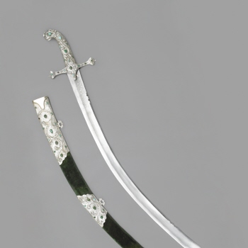 Sabre with scabbard