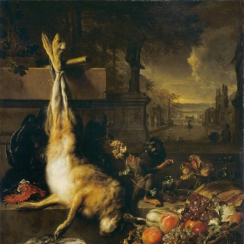 Dead Hare, Fruit and Monkey