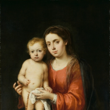 The Virgin and Child with a Rosary