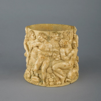 Tankard sleeve with bacchic procession