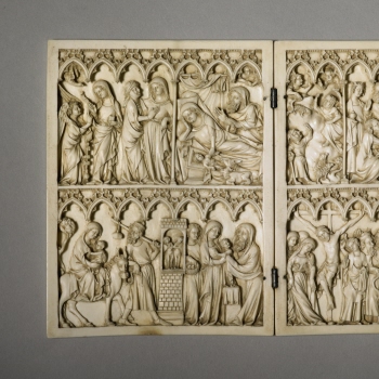 Diptych with scenes from the Life of the Virgin