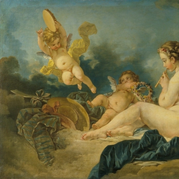 Seated Nymph with Flutes