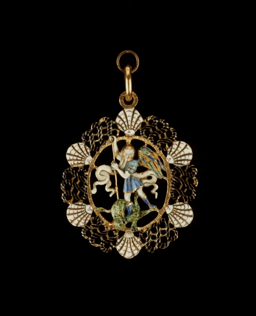 Pendant badge of the French royal Ordre de St Michel