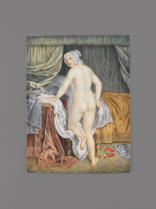 A Lady going to bed, after J. Van Loo