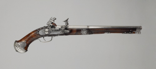 Snaphaunce pistol with ramrod