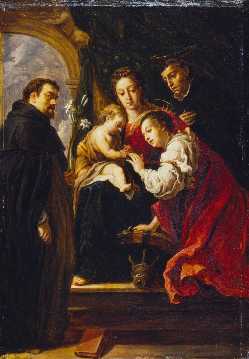 The Mystic Marriage of Saint Catherine (after Fetti)