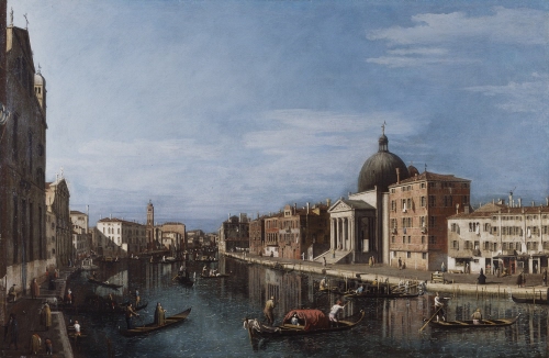 Venice: the Grand Canal with San Simeone Piccolo