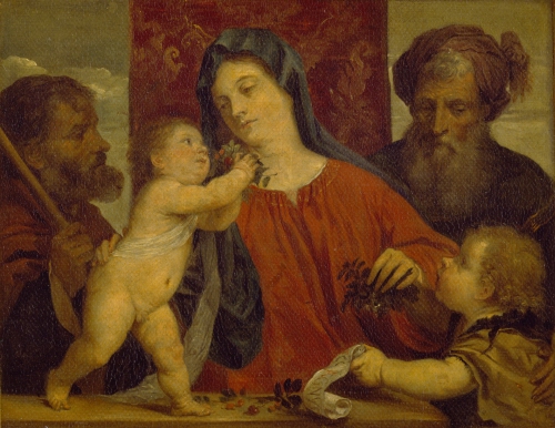 The Madonna of the Cherries (after Titian)